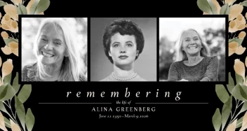 Watercolor Leaves Memorial