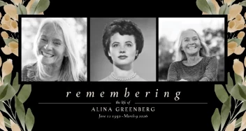 Watercolor Leaves Memorial