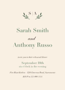 Monogram Classic Dinner