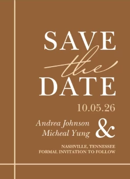 Stylish and Modern Date