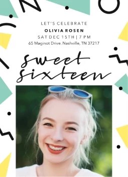 Sweet Sixteen Funky Party