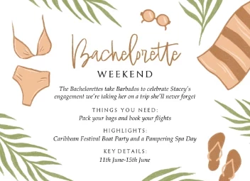 Bachelorette Holiday