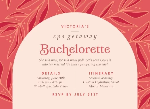 Retro Floral Bachelorette