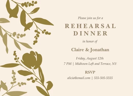 Floral Rehearsal