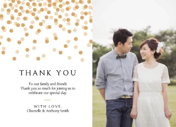 Wedding Confetti Thank You