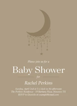 Moon and Stars Shower