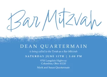 It's a Bar Mitzvah