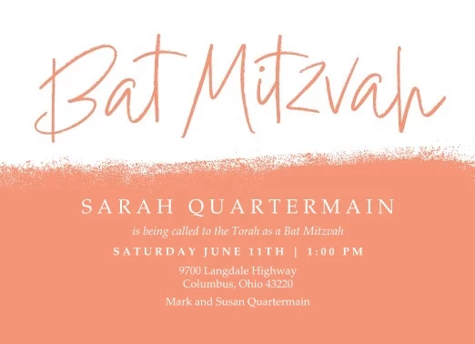 It's a Bat Mitzvah