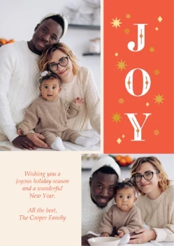 Shining Joy Seasons Greetings