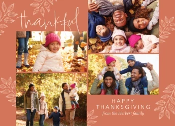 Thankful Leaves Collage