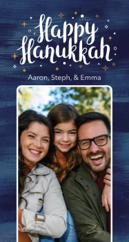 Hanukkah Brushed Canvas