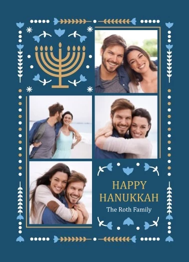 Menorah Gold Pattern