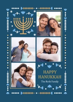 Menorah Gold Pattern