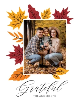 Grateful Leaves Frame