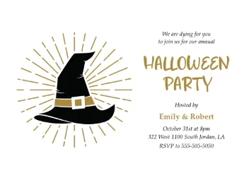 Halloween Hat Party