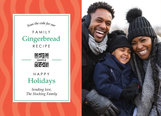 Holiday Cookie Card