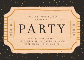 Party Ticket