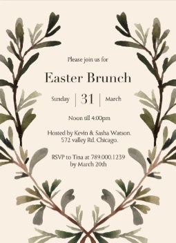 Easter Brunch Branches