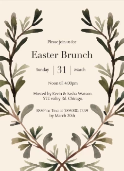Easter Brunch Branches