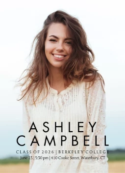 Soft Graduation Invitation