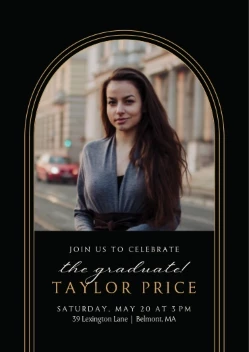 Let's Celebrate Grad Arch