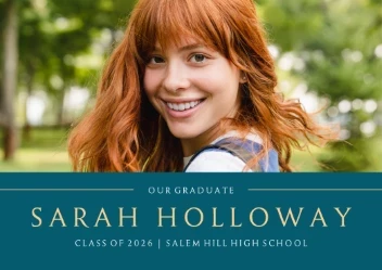 Our Graduate Announcement