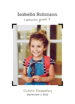 Picture Frame Back To School