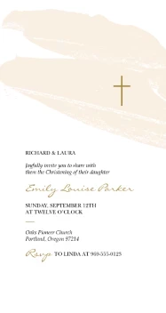 Rustic Paint Christening