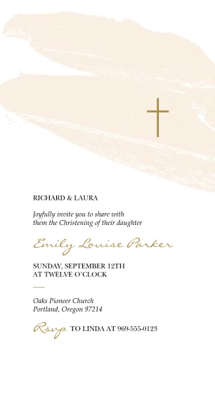 Rustic Paint Christening