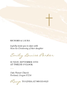 Rustic Paint Christening