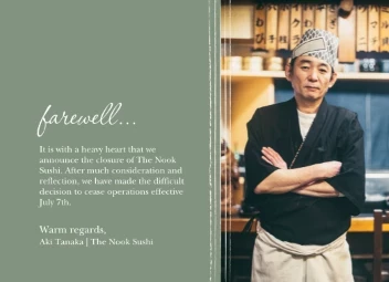 Farewell Announcement