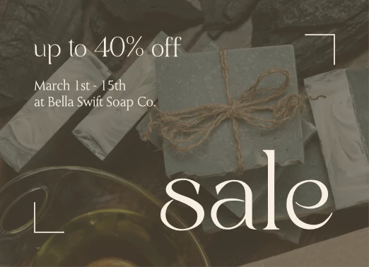 Modern Sale Announcement