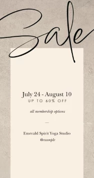 Script Sale Announcement