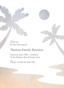 Beach Family Reunion