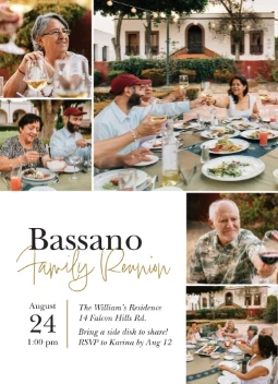 Family Reunion Collage