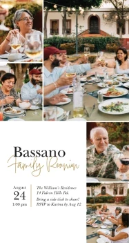 Family Reunion Collage