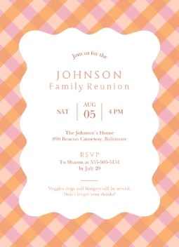 Family Reunion Picnic