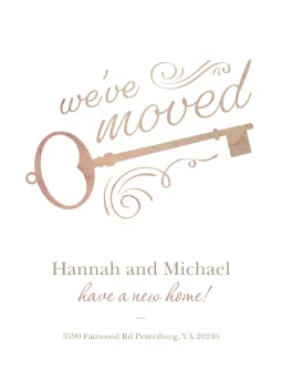 Moving Announcement Key