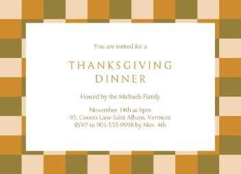 Thanksgiving Pattern