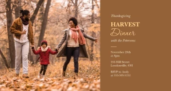 Thanksgiving Harvest Dinner