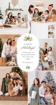 Happy Holidays Collage