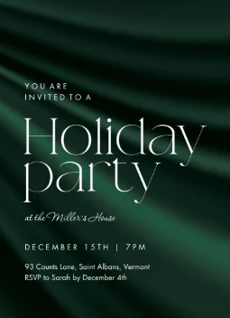Elegant Silk Holiday Party