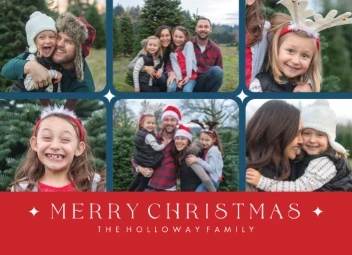 Patriotic Christmas Collage