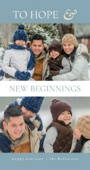 To Hope & New Beginnings