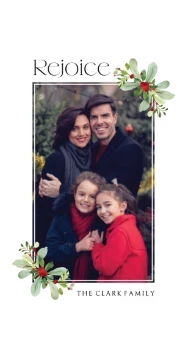 Christmas Rejoice Watercolor