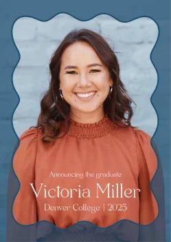 Fun Frame Graduate Announcement