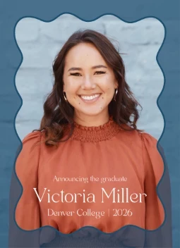 Fun Frame Graduate Announcement