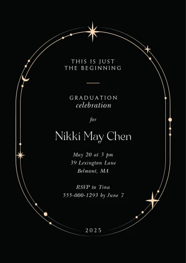 Celestial Graduation Celebration
