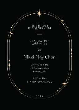 Celestial Graduation Celebration