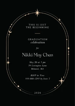 Celestial Graduation Celebration